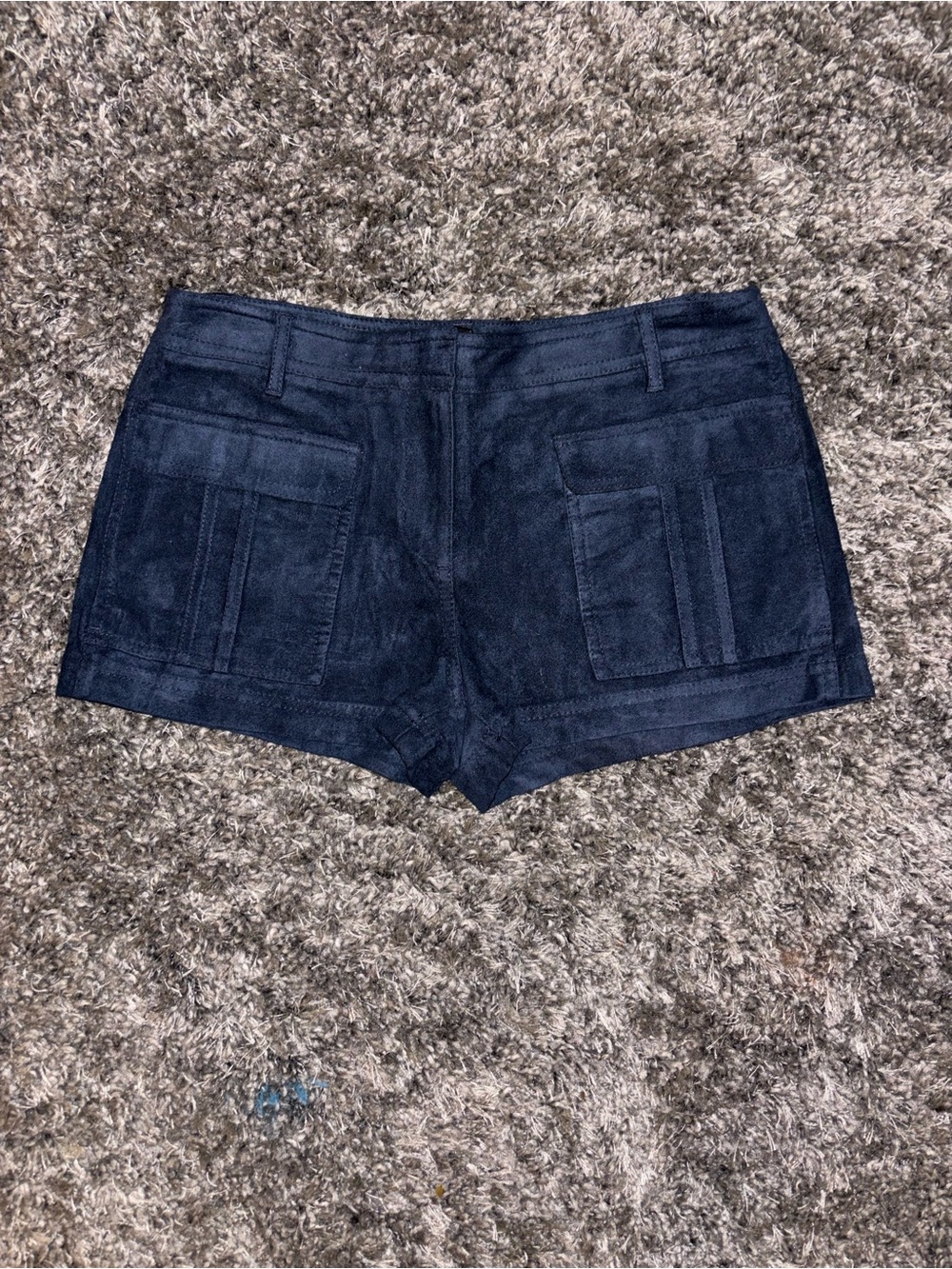 Suede-Look  Women's Cargo Shorts